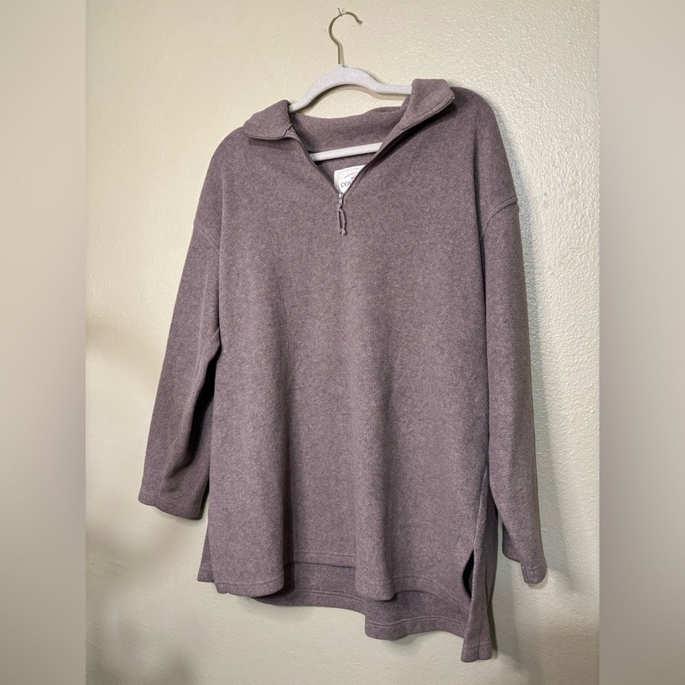 Victoria's Secret Country Brown Fleece Pullover